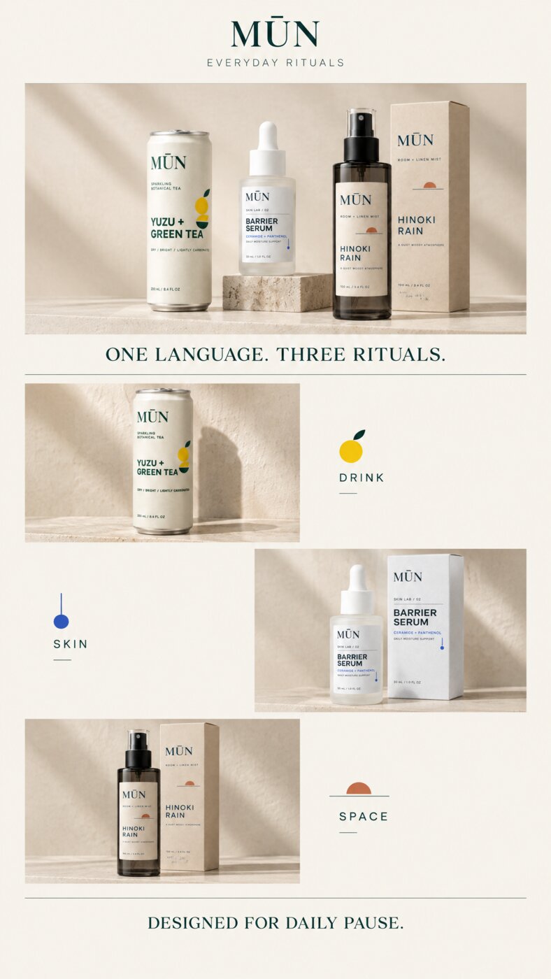 MŪN Everyday Rituals 룩북