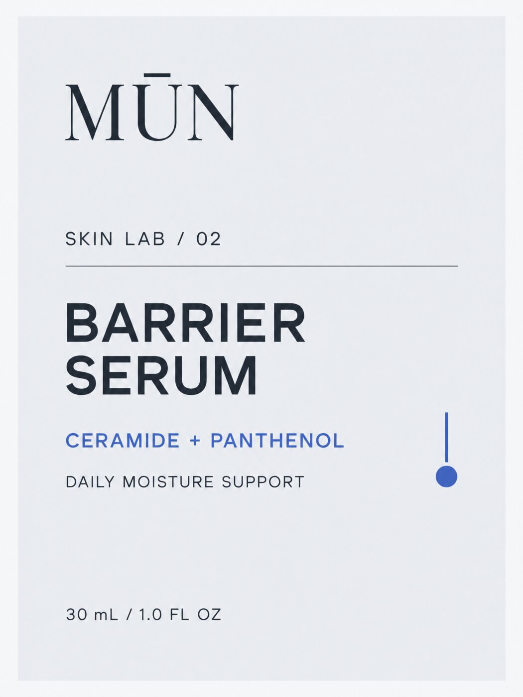 Barrier Serum 라벨