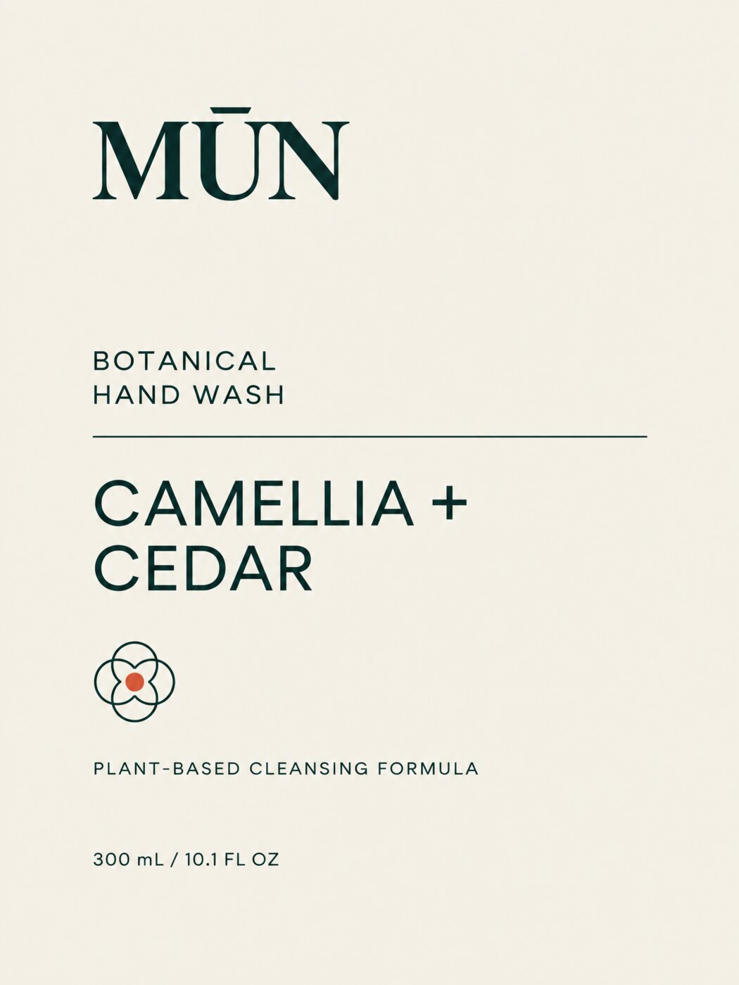 Botanical Hand Wash 라벨